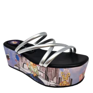 MULTI STRAP PLATFORM SANDALS