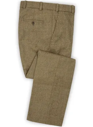 Naples Melange Brown Tweed Pants