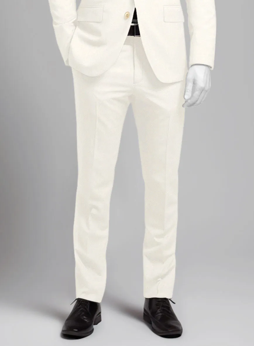 Napolean Ivory Wool Pants