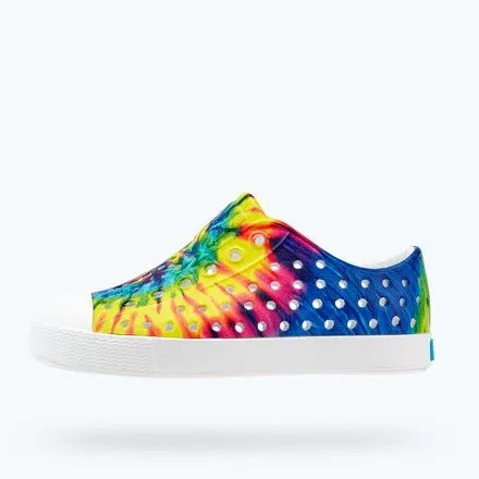 Native Jefferson Print - Shell White / Shell White / Neon Multi Tie Dye