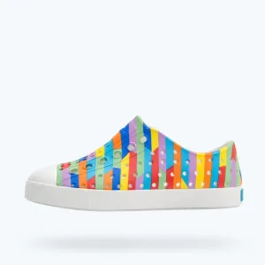 Native Jefferson Sugarlite Print - Shell White / Shell White / Rainbow Multi Stripe 2