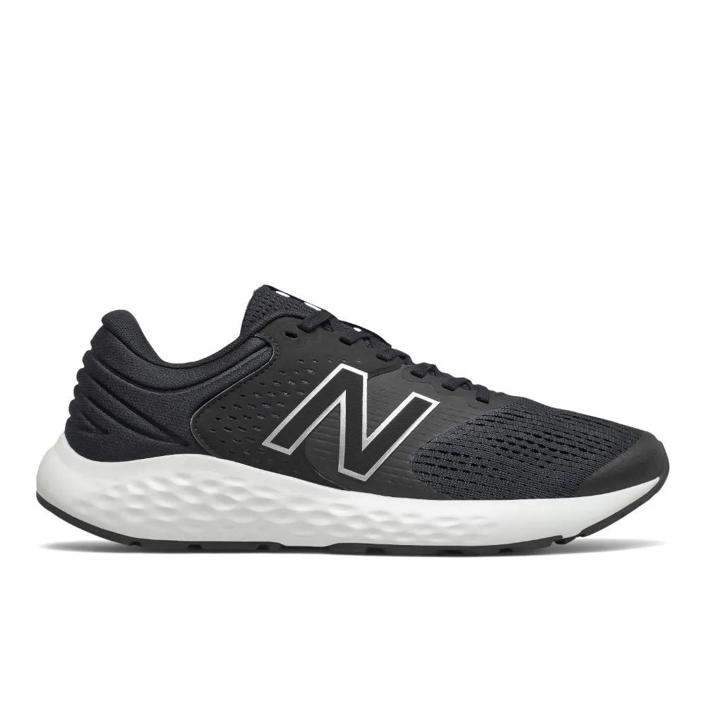 'New Balance' Men's Mesh Upper Running Shoe - Black / White