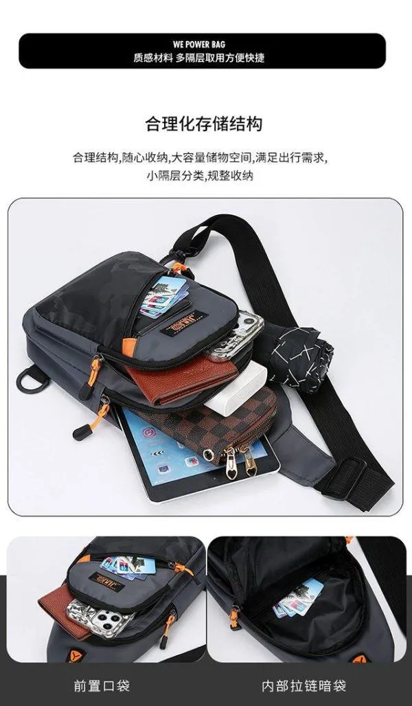 New Men Chest Bag High Quality – KBS09