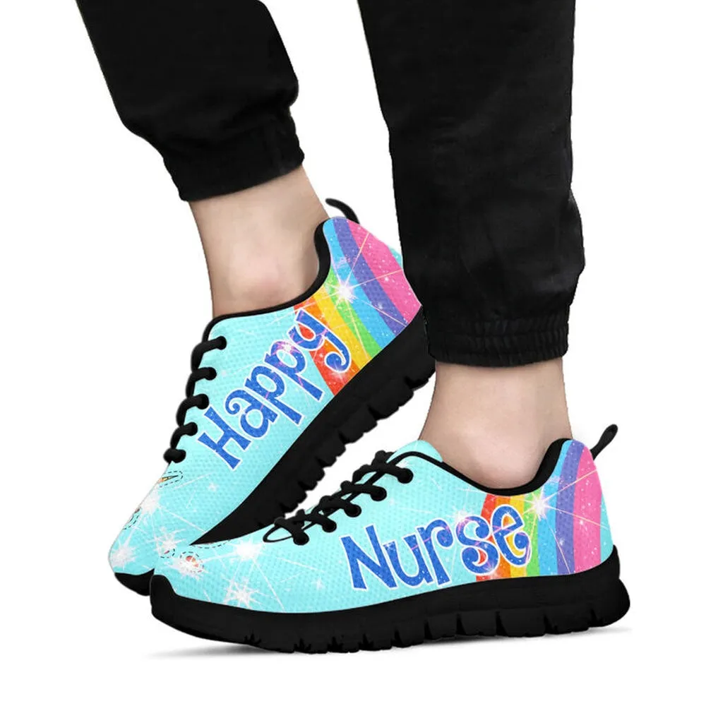 Nurse Sneaker, Nurse Happy Unicorn Sneakers, Best Shoes For Nurses