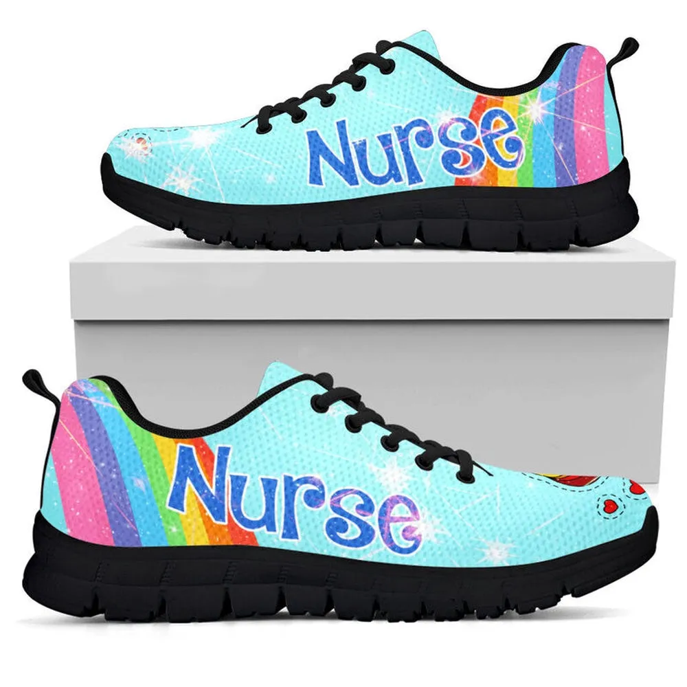 Nurse Sneaker, Nurse Happy Unicorn Sneakers, Best Shoes For Nurses