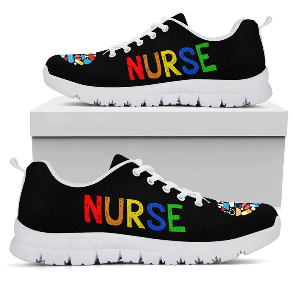 Nurse Sneaker, Nurse Heart Icon Shoes Sneakers Shoes, Best Shoes For Nurses