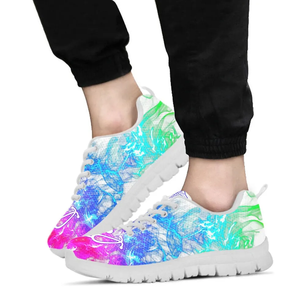 Nurse Sneaker, Nurse Smoke Colorful Shoes Sneakers, Best Shoes For Nurses