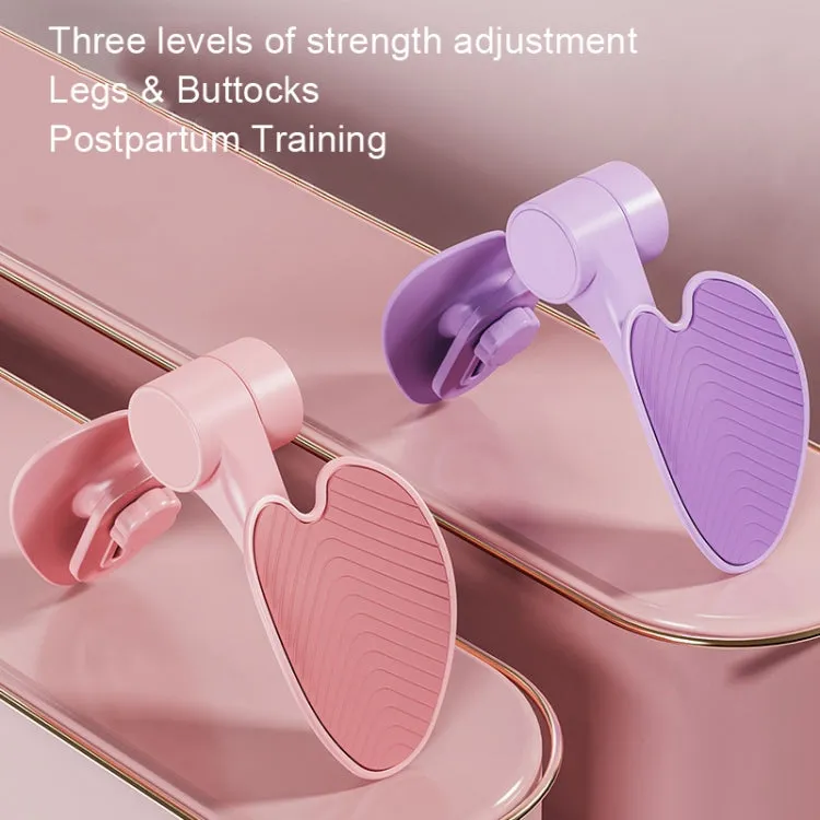 Pelvic Muscle Training Device Beautiful Leg Training Device, Color: Pink Count