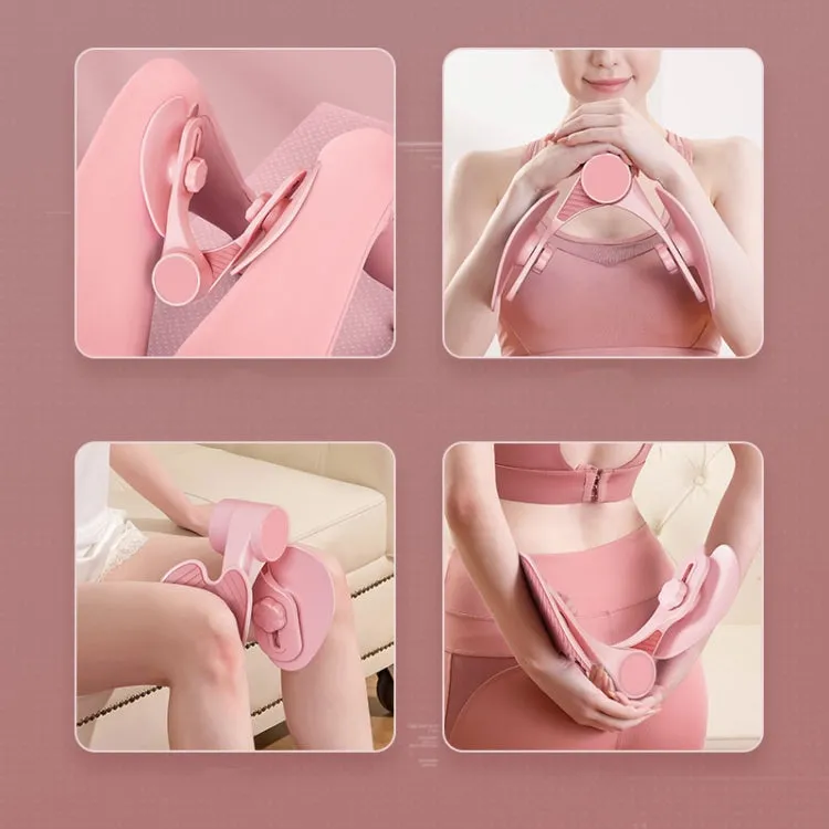 Pelvic Muscle Training Device Beautiful Leg Training Device, Color: Pink Count