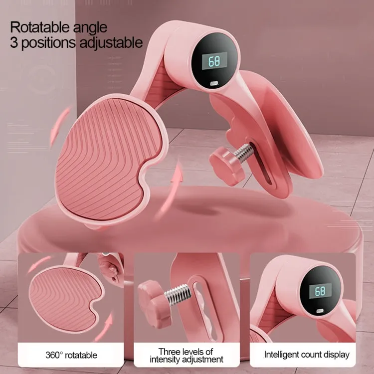 Pelvic Muscle Training Device Beautiful Leg Training Device, Color: Pink Count