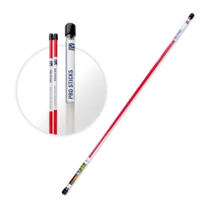 PGA Tour Pro Alignment Sticks (Pair) Non-Foldable - Red