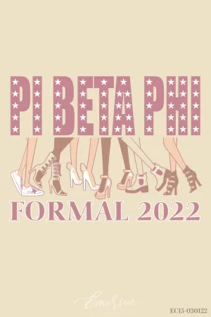 Pi Beta Phi Stetson University Formal T-shirt