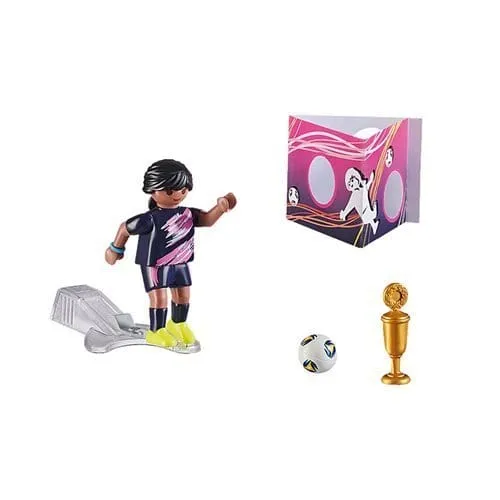 Playmobil 70875 Soccer Player with Goal Special Plus Figure