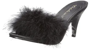 Pleaser Fabulicious Women's Amour-03 Marabou Slipper