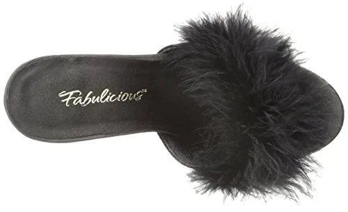 Pleaser Fabulicious Women's Amour-03 Marabou Slipper