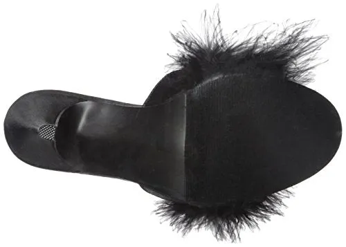 Pleaser Fabulicious Women's Amour-03 Marabou Slipper