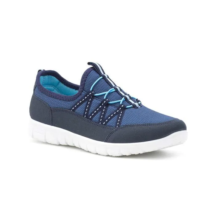 Podium Unisex Navy Lightweight Casual Trainers