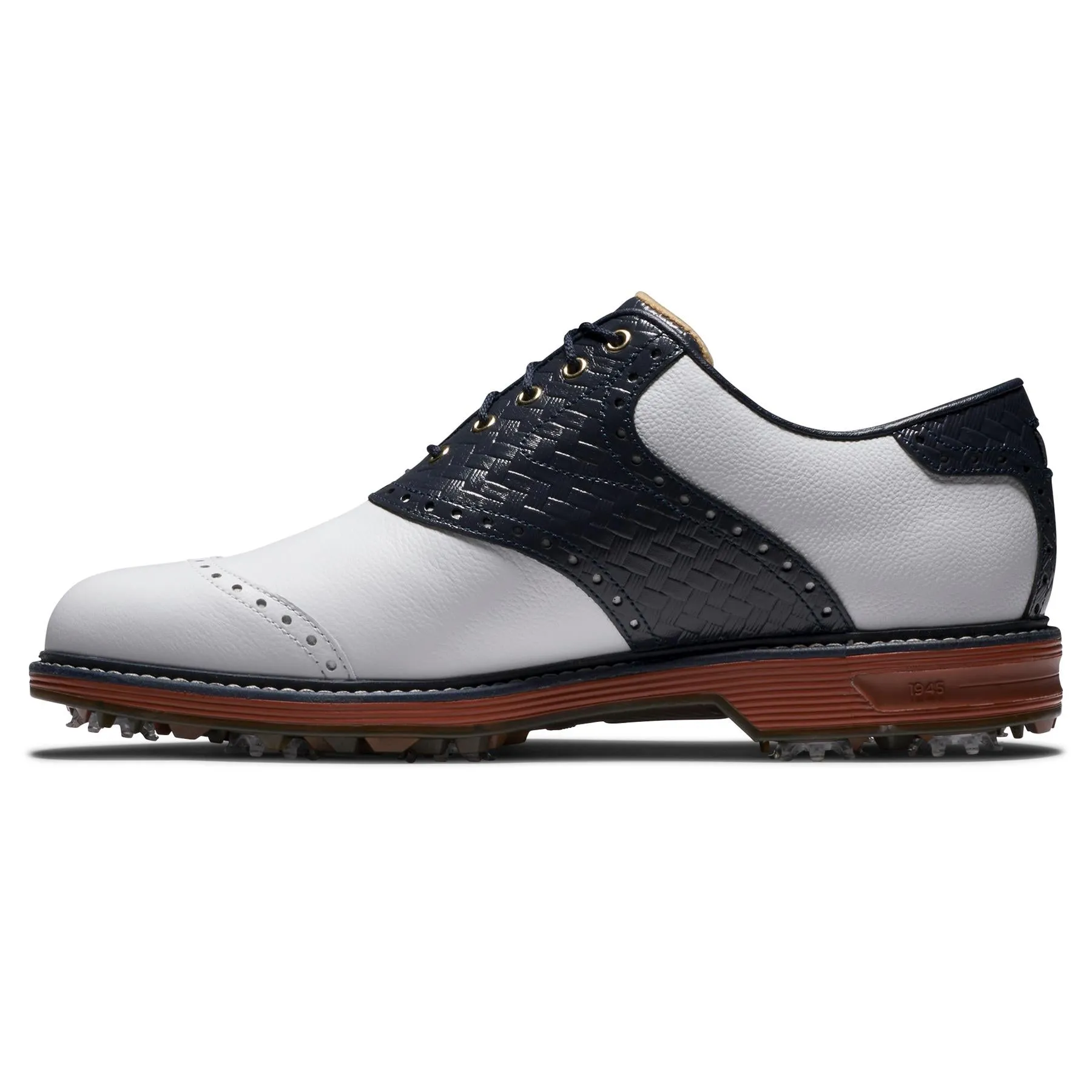 Premiere Series Wilcox Red Clay Golf Shoes White/Navy - 2024