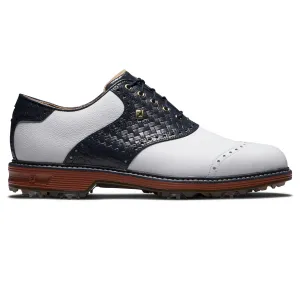 Premiere Series Wilcox Red Clay Golf Shoes White/Navy - 2024