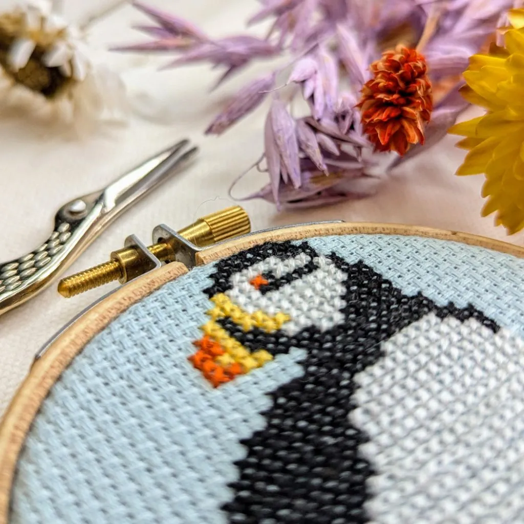 Puffin Cross Stitch Kit