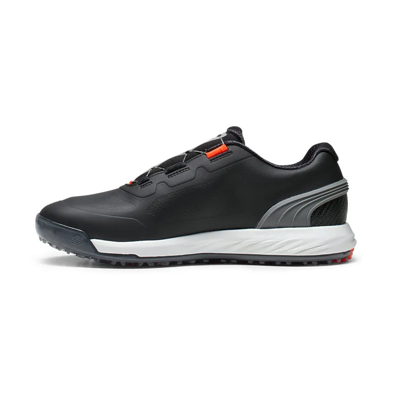 PUMA ALPHACAT Nitro Disc Men's Spikeless Shoes (Black/Green/Red)