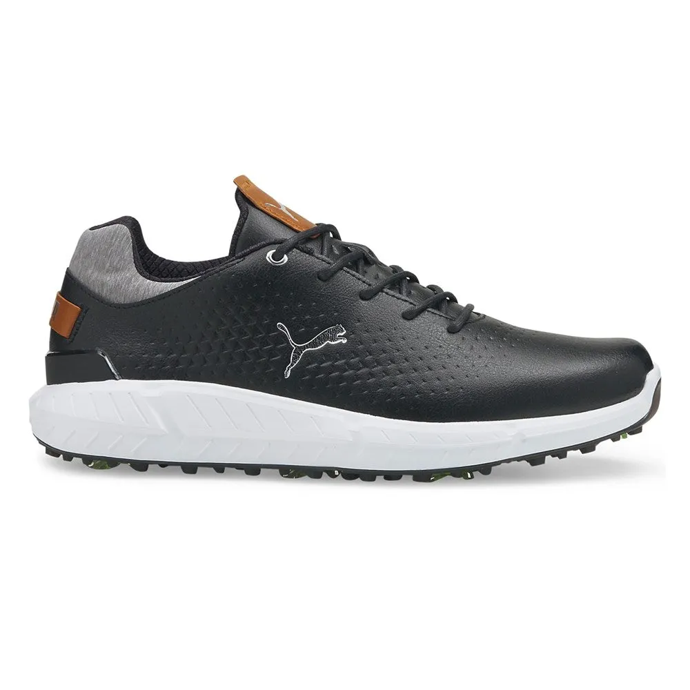 Puma IGNITE ARTICULATE Leather Golf Shoes - Puma Black/Puma Silver