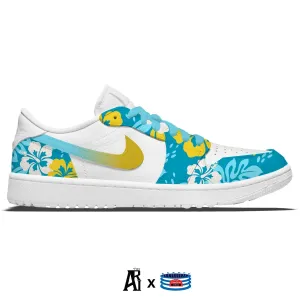 "Hawaii" Jordan 1 Golf Shoes by Stadium Custom Kicks