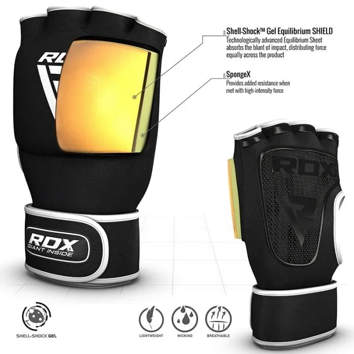 RDX X8 Boxing Inner Gel Glove with Wrist Strap