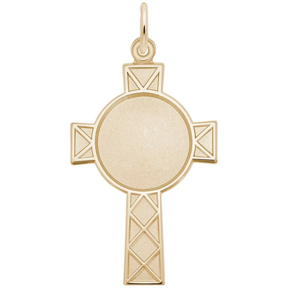 Rembrandt Charms - Celtic Cross Photoart Charm - 8622