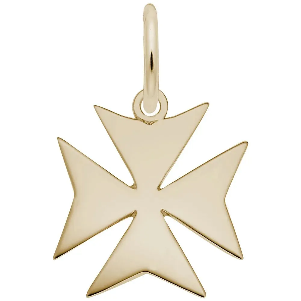 Rembrandt Charms - Maltese Cross Charm - 3767