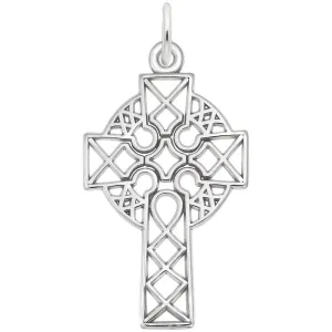 Rembrandt Charms - Ornate Celtic Cross Charm - 2364