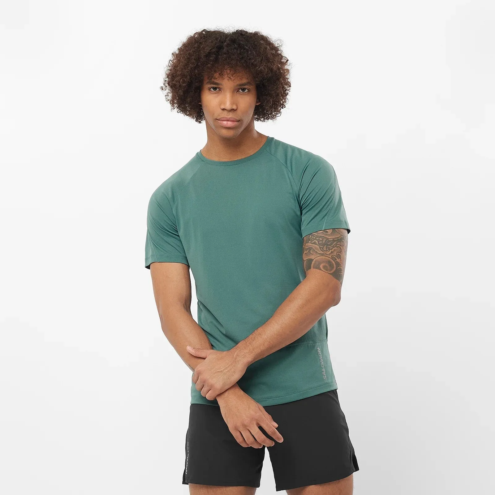 Salomon Cross Run Tee | North Atlantic | Mens