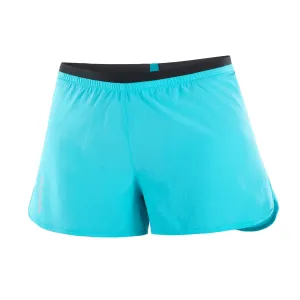 Salomon | Women's Cross 3" Shorts - Peacock Blue