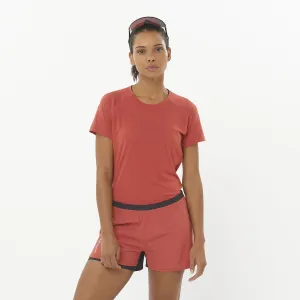 Salomon | Women's Cross Run Short Sleeve T-Shirt - Tandoori Spice