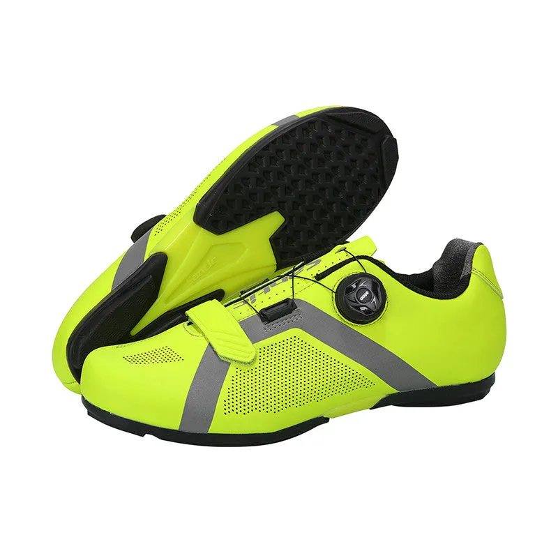 Santic Apollo 2.0 Green Men Lockless Cycling Shoes Cleats not Compatible