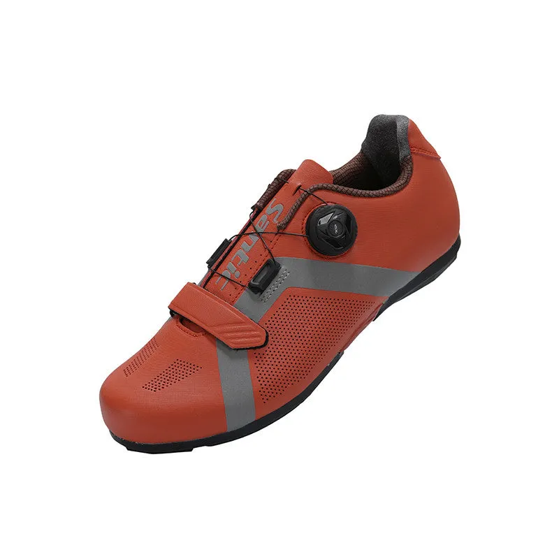 Santic Apollo 2.0 Red Men Lockless Cycling Shoes Cleats not Compatible