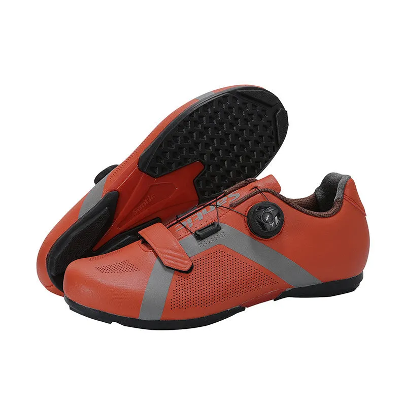 Santic Apollo 2.0 Red Men Lockless Cycling Shoes Cleats not Compatible