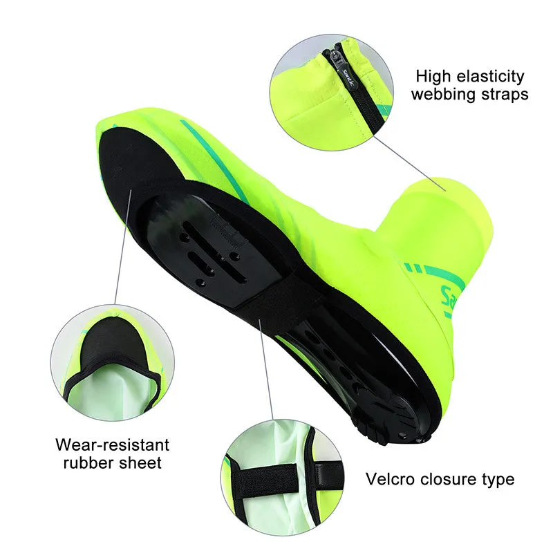 Santic LandWay Green Cycling Overshoes