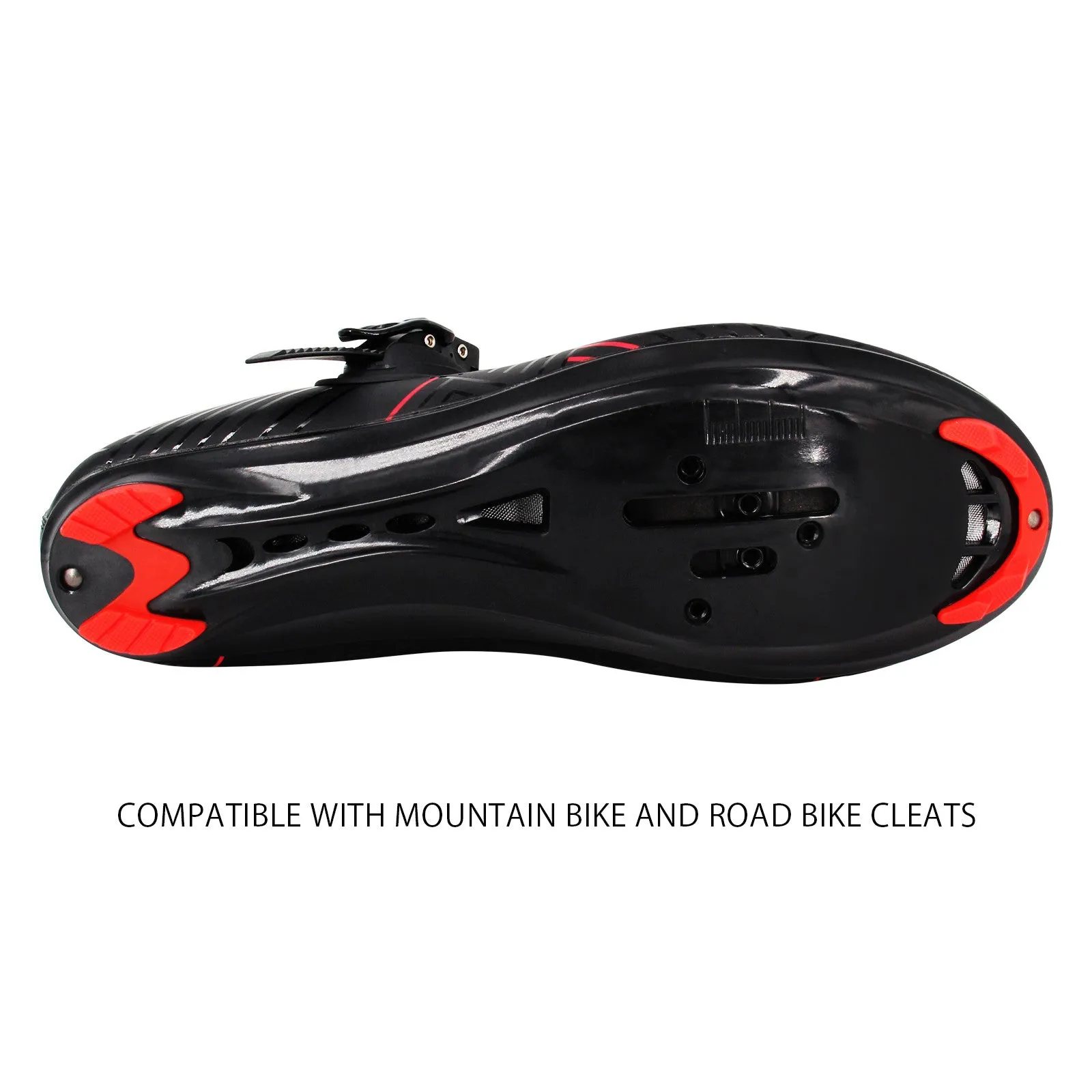 Santic Roadway Black Cycling Shoes Compatible with SPD and Delta Lock Pedal