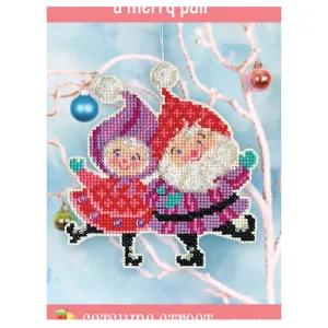 Satsuma Street | A Merry Pair Cross Stitch Kit