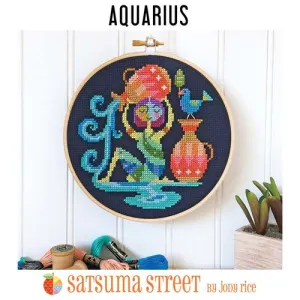 Satsuma Street | Zodiac Series ~ Aquarius Pattern