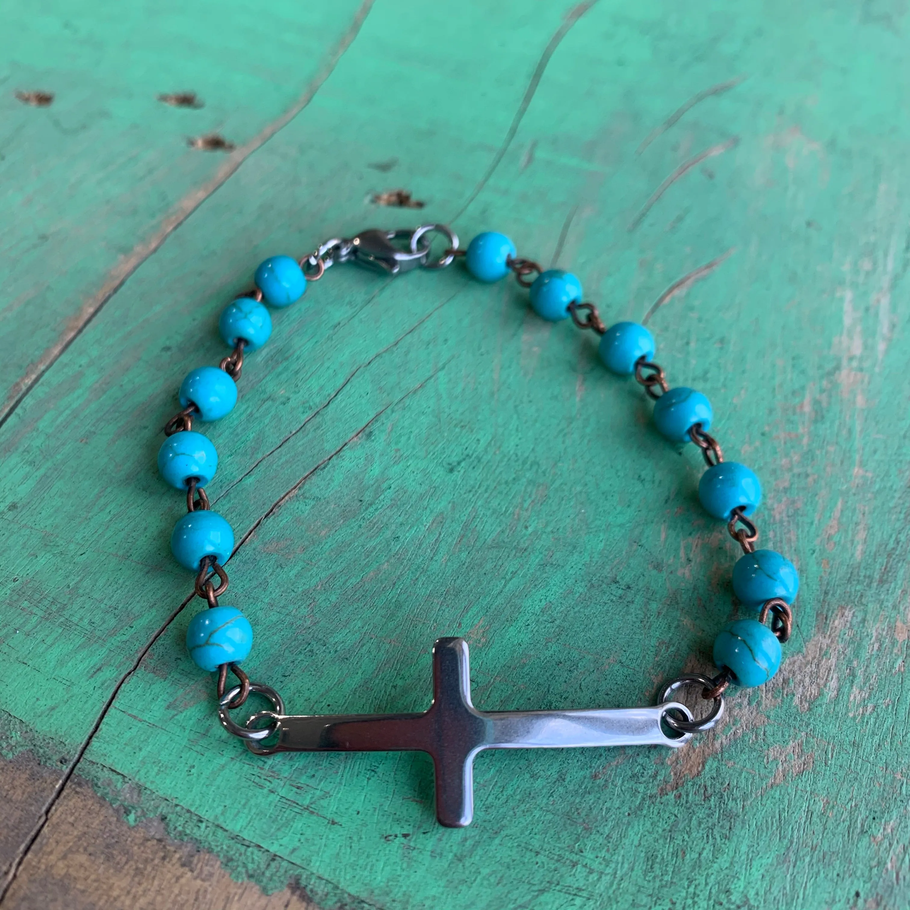 Sideways Cross Bracelets