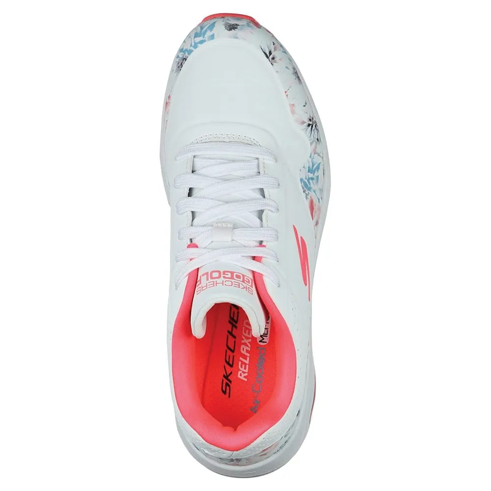 Skechers GO GOLF Skech-Air Tropic Ladies Spikeless Shoes - Tropic White/Peach