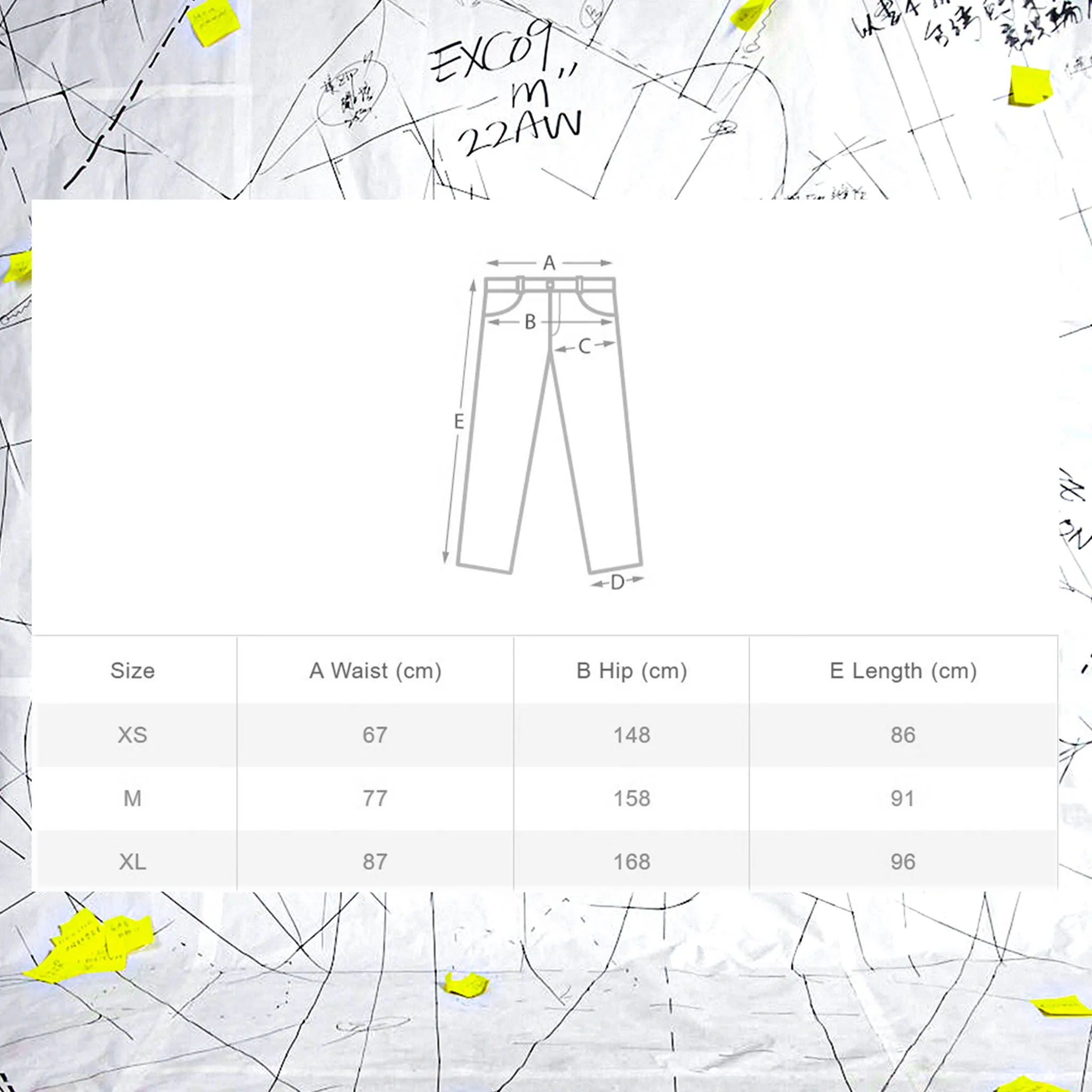 Slim-Cut Multi-Pockets Low-Crotch Pants