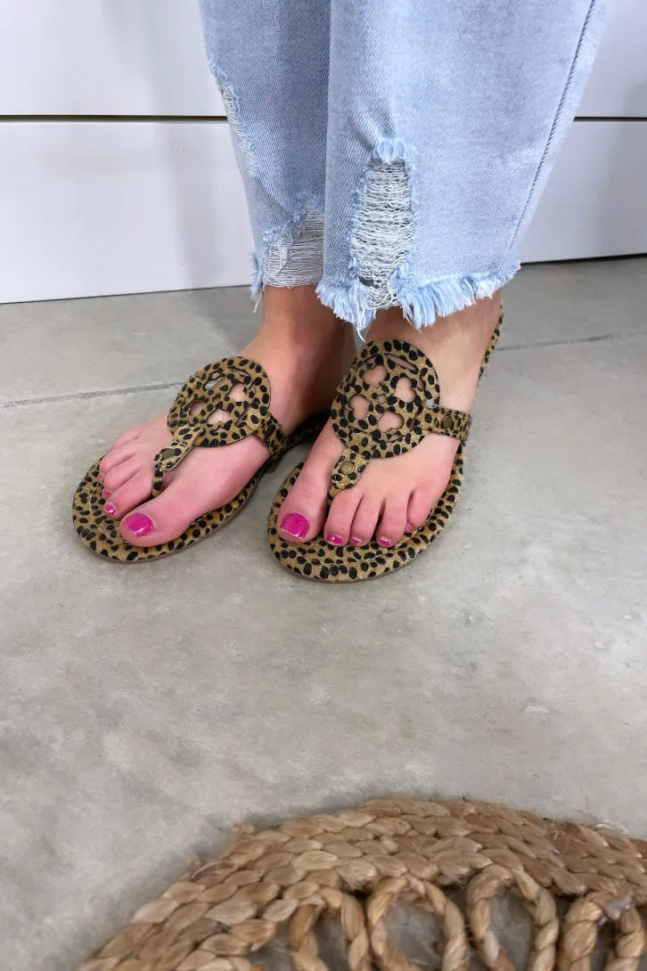 Spot On- Cheetah Print Sandals