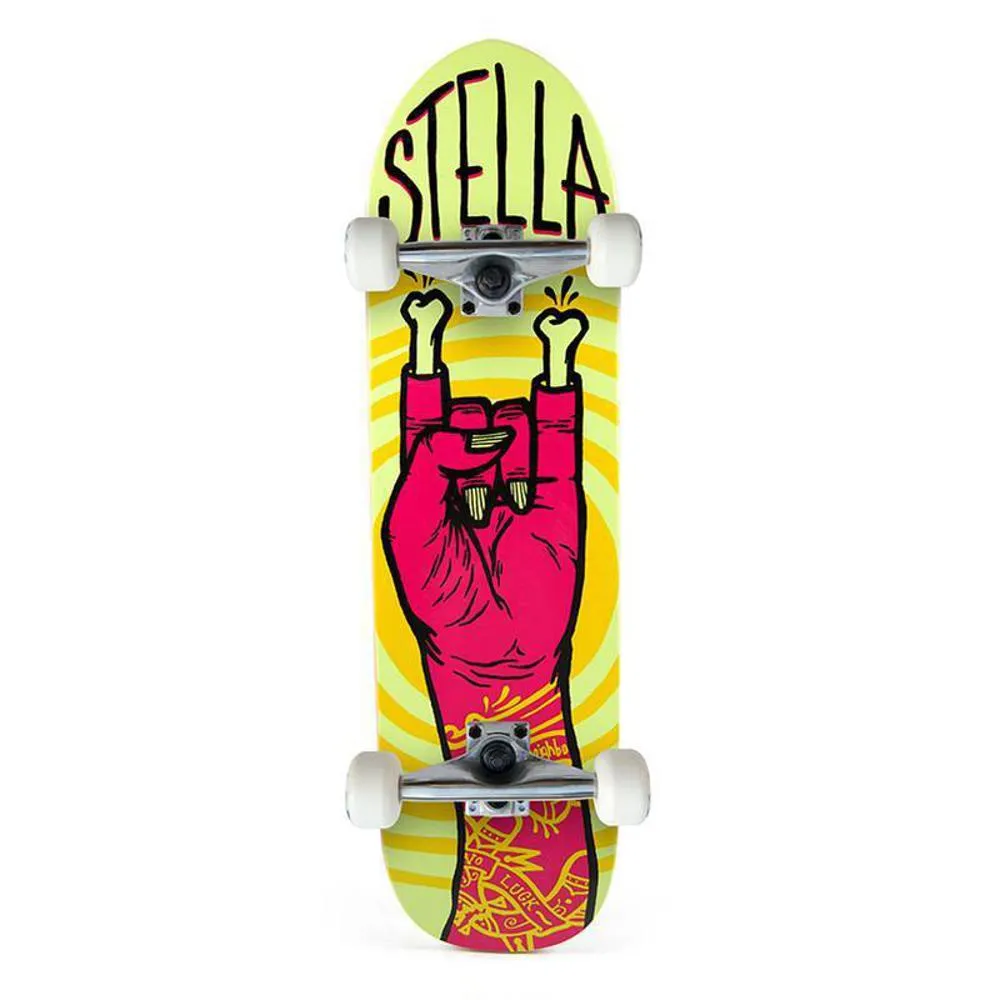 Stella Bottle Opener Hell Horns 32" Longboard Skateboard