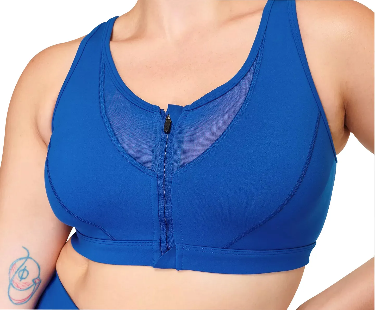 Sweaty Betty Power Icon Womens Sports Bra - Blue