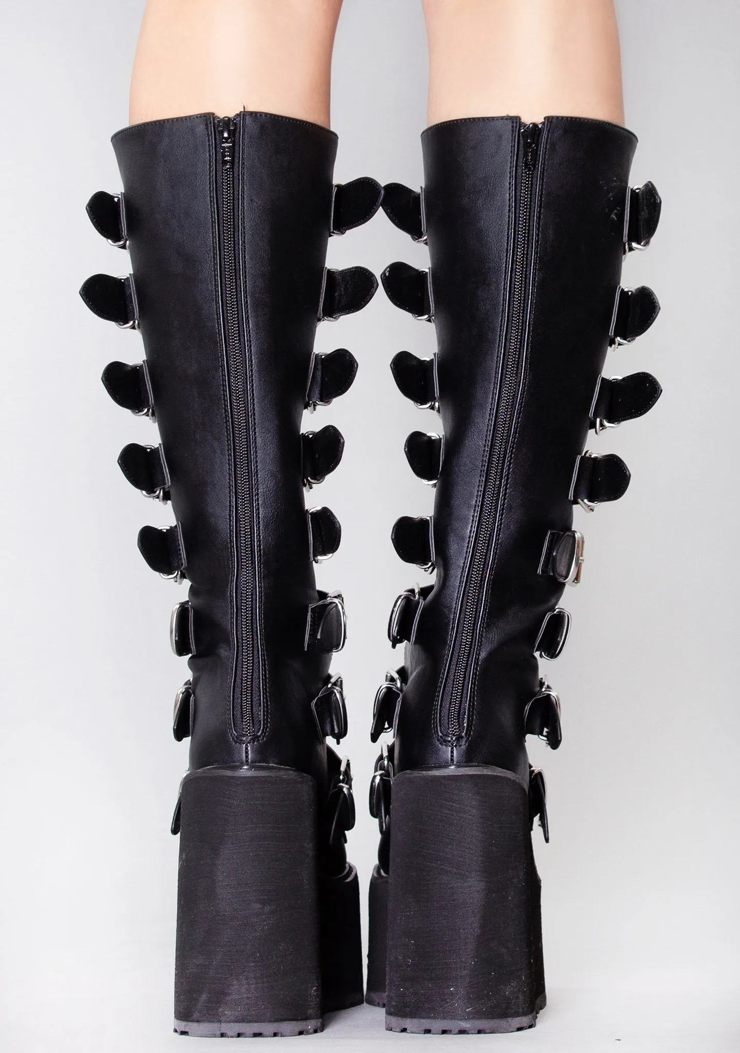 SWING 815 Beautiful Destruction Black Platform Boots