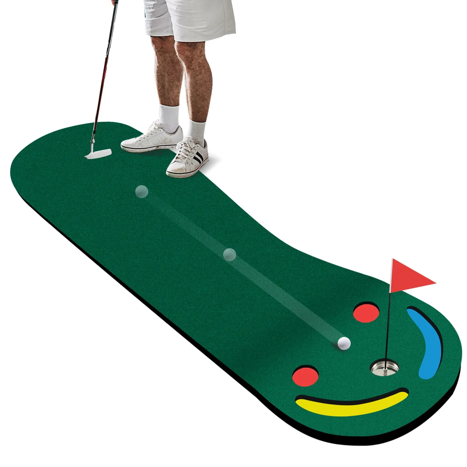 Tangkula 10 FT x 3 FT Golf Putting Green, Golf Putting Mat for Indoor & Outdoor Practice