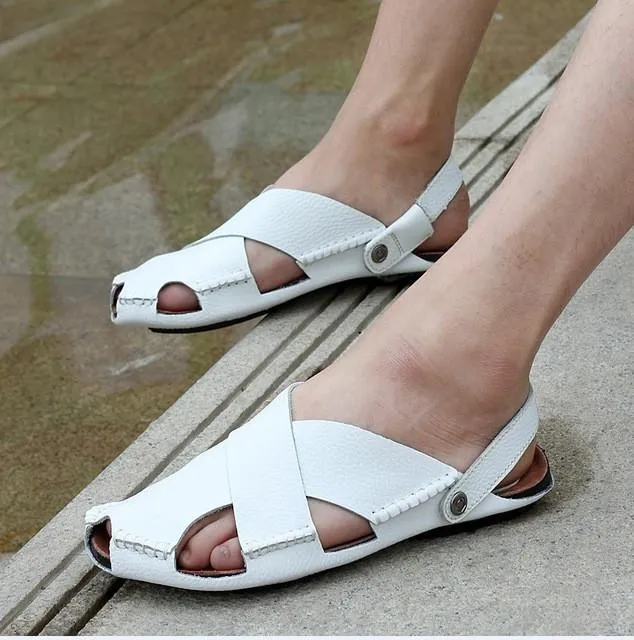 The Cowhide Anticollision Sandals